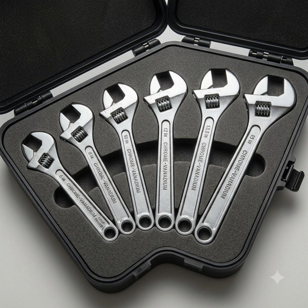 Adjustable Wrench Set (6pc)