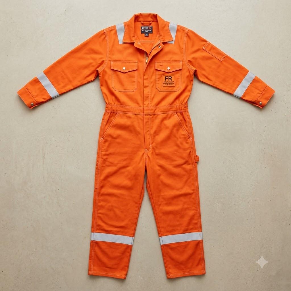 Flame-Resistant Coverall