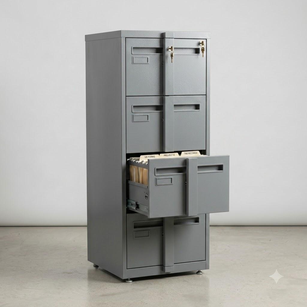 Steel Filing Cabinet 4-Drawer