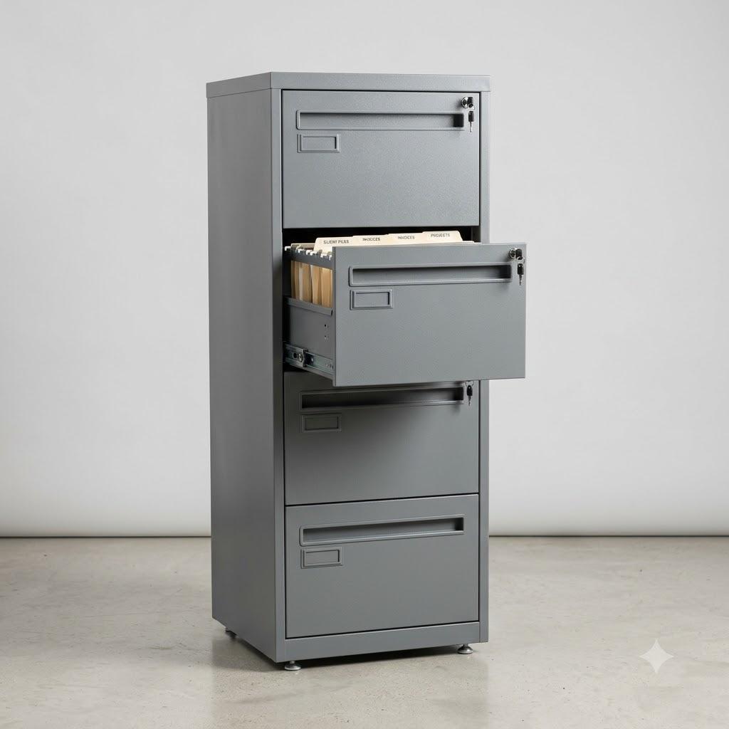 Steel Filing Cabinet 4-Drawer