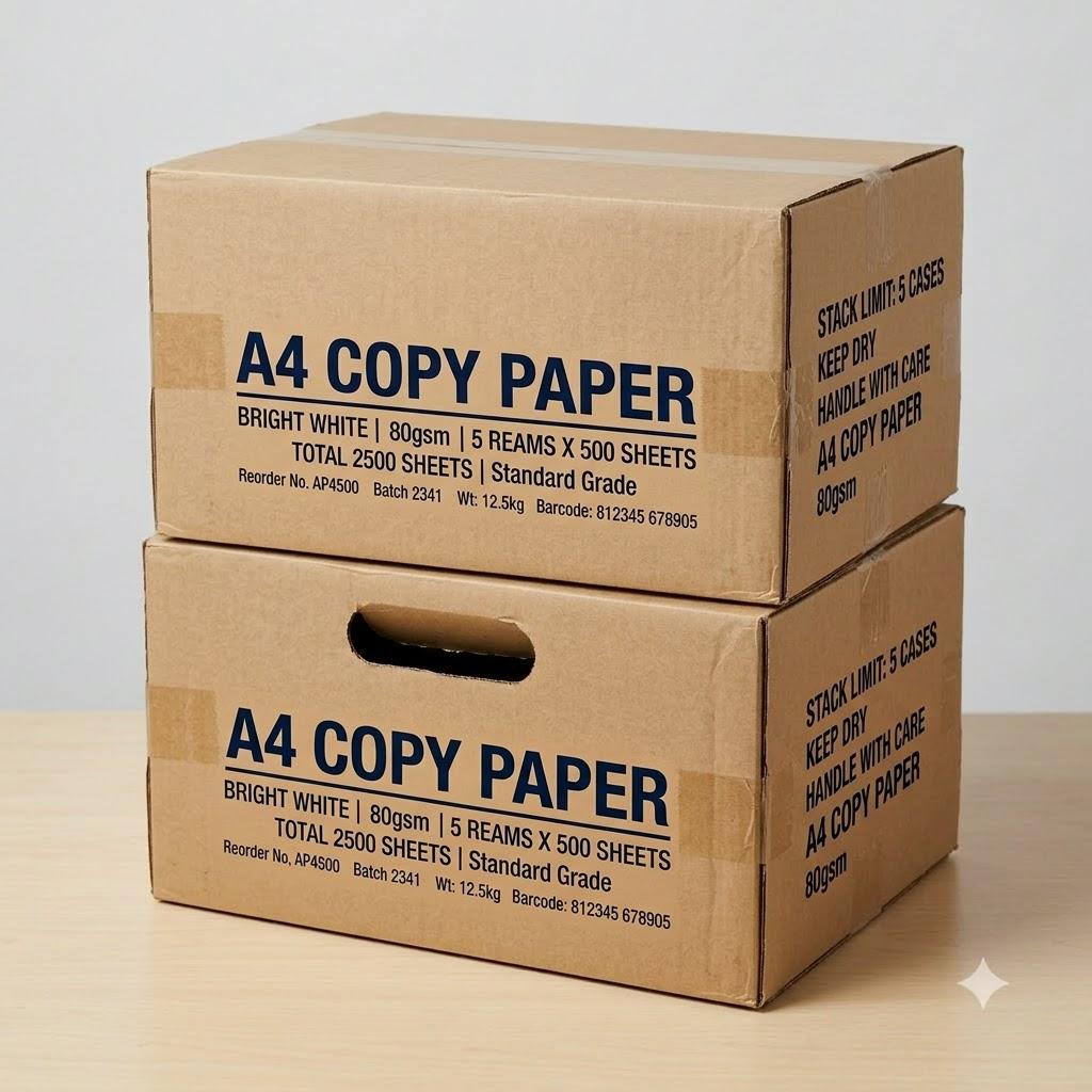 A4 Copy Paper (Case of 10 Reams)