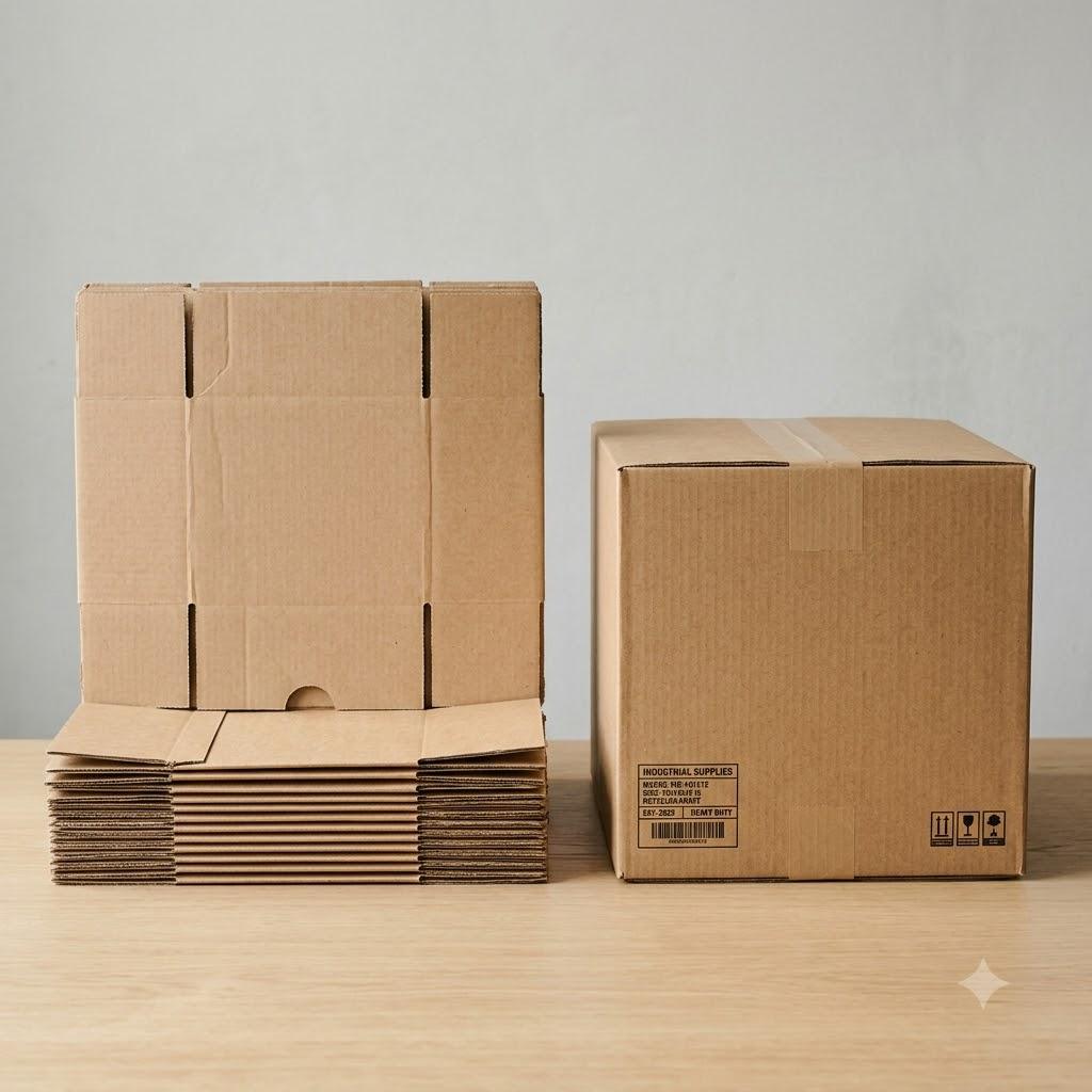 Corrugated Shipping Box 12x12x12